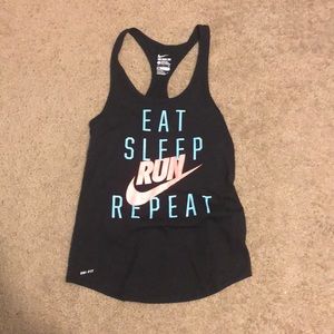 Nike racer back tank